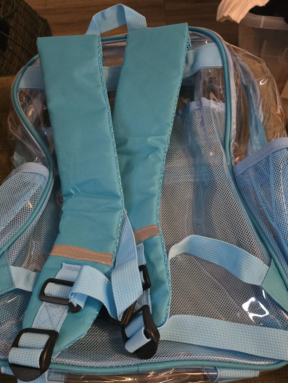 NWOT Clear Backpack Heavy Duty Clear for School And Concerts